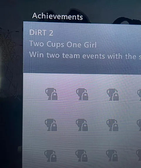 DiRT 2 Two Cups One Girl Achievement