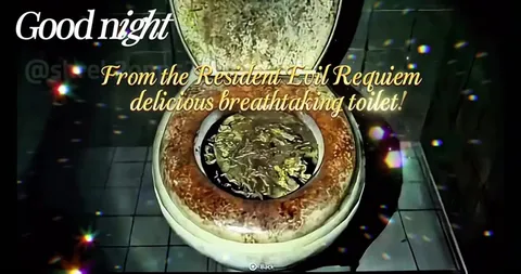 Good Night Resident Evil Toilet
