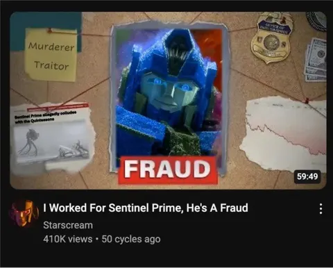 Sentinel Prime Is a Fraud
