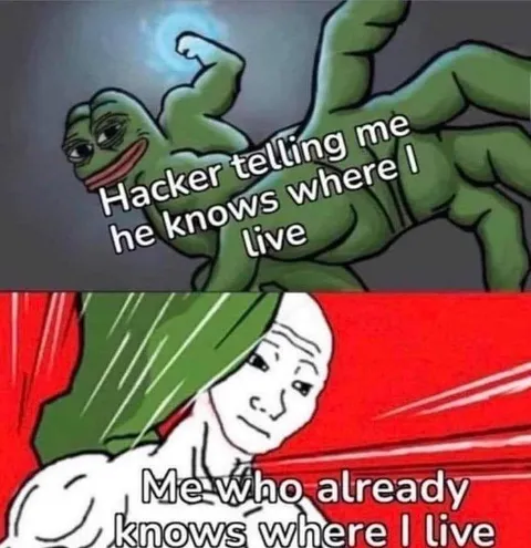 Wojak Already Knows Where I Live