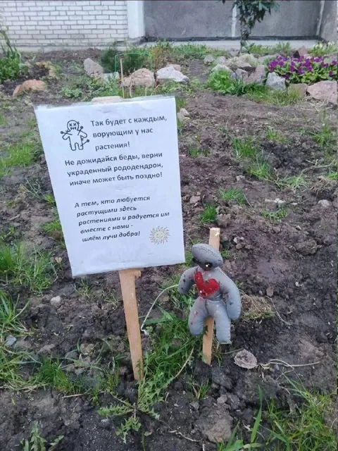 Садовая месть за рододендрон