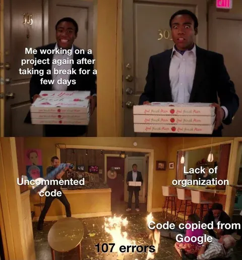 Returning to a Broken Project