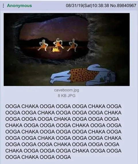 Caveman Sleeps Through Ooga Chaka