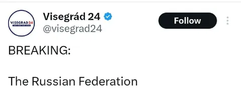Breaking: The Russian Federation