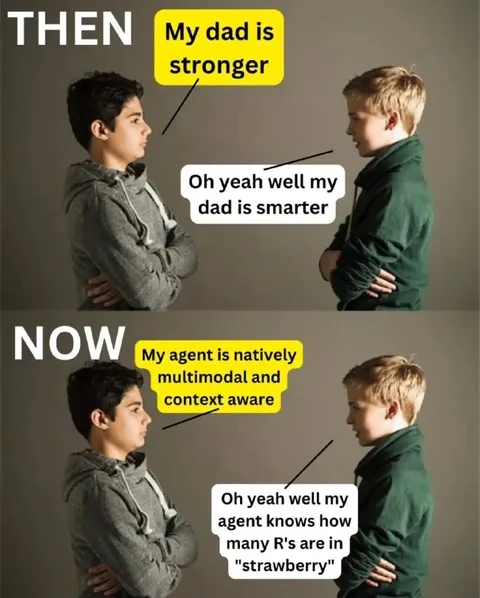 Then vs Now Agent Intelligence