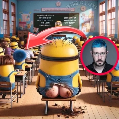 Minion Classroom Butt Arrow