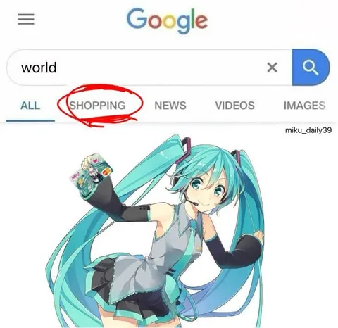 Google World Shopping Search