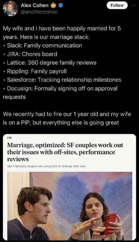 Marriage Optimized With Tech