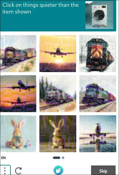 Click Things Quieter Than the Train