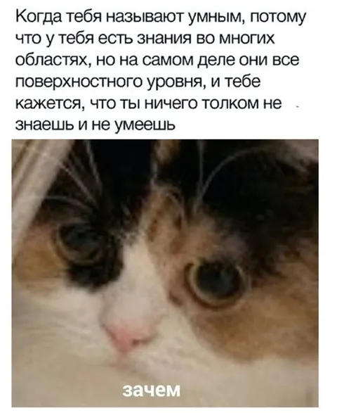 Когда тебя называют умным