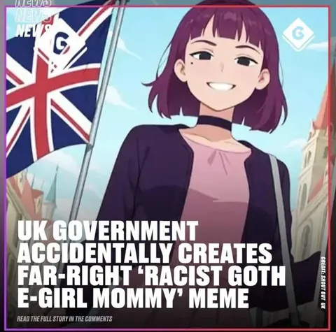 UK Government Creates Goth E-Girl Meme
