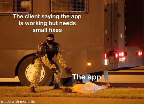 The App Needs Small Fixes