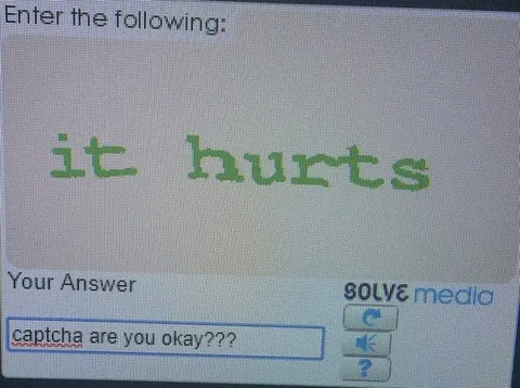 Captcha Are You Okay