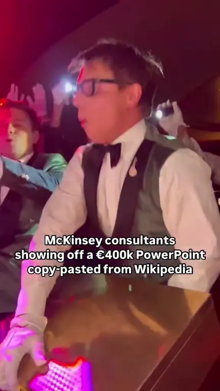 McKinsey Consultants Present PowerPoint