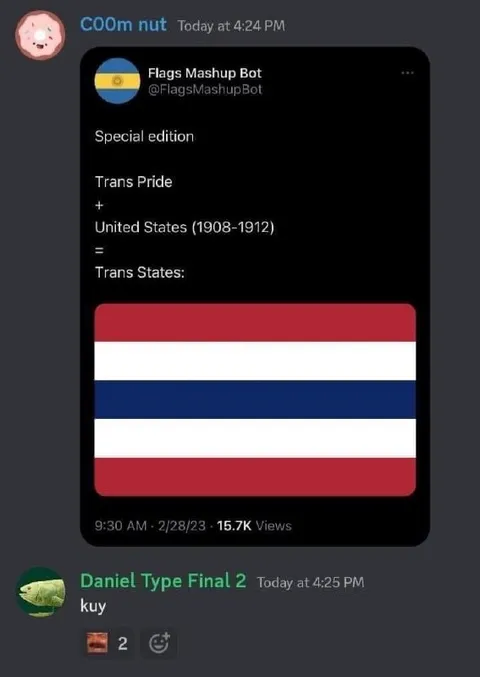 Trans States Flag Mashup
