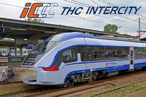 Intercity Train Pulls a Boulder