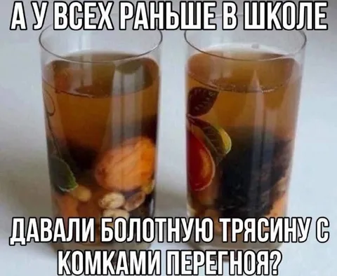 Болотная трясина с комками перегноя