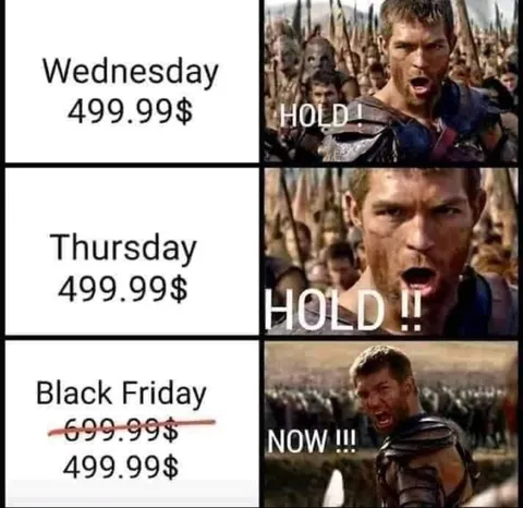 Black Friday Hold the Price