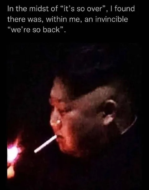 It’s So Over, We’re So Back