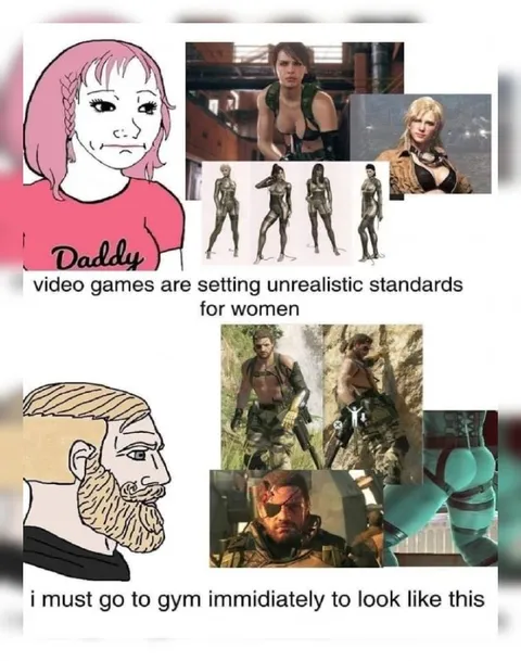 Video Games Unrealistic Standards