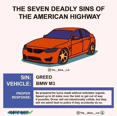 Seven Deadly Sins of the Highway