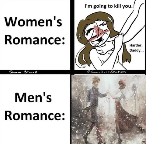 Women’s Romance vs Men’s Romance