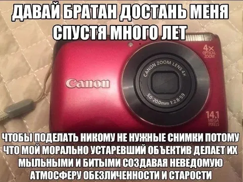 Старый фотоаппарат спустя много лет