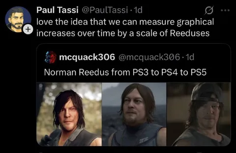 Norman Reedus Graphics Progression