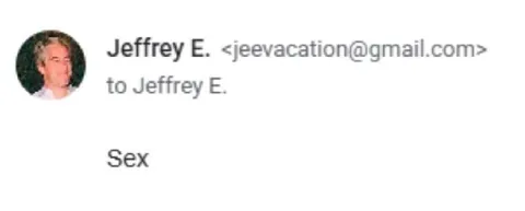Email Subject Says Sex