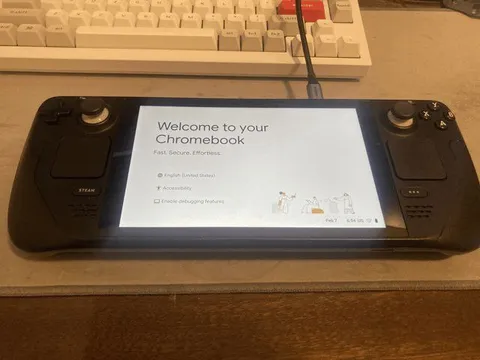 Chromebook on a Steam Deck