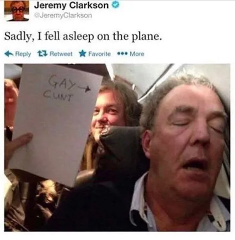 Jeremy Clarkson Falls Asleep
