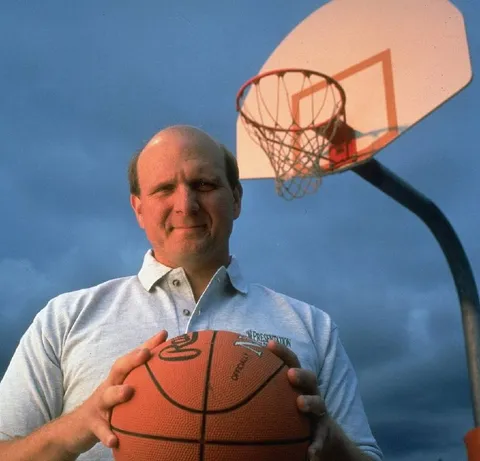 Steve Ballmer Pickup Basketball