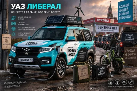УАЗ Либерал без бензина
