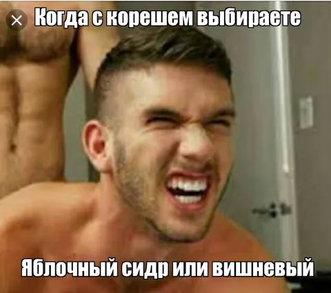 Выбор сидра с корешем