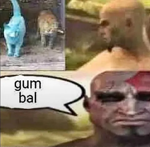 Gum Bal Angry Reaction