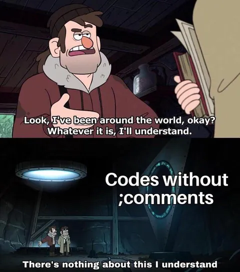 Codes Without Comments