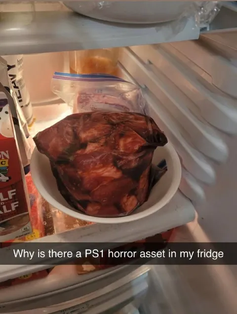 PS1 Horror Asset in My Fridge