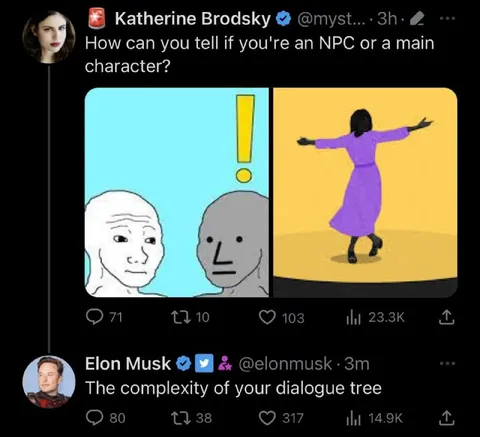 NPC or Main Character Dialogue Tree
