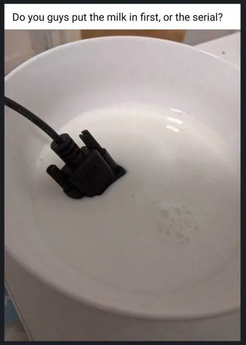Milk or Cereal First?