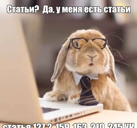 Кролик знает статьи УК