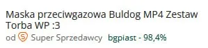 Maska przeciwgazowa Bulldog MP4