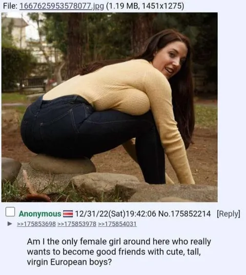 Female Girl Wants European Friends