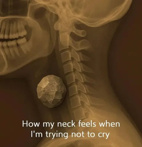 Neck Feels When Holding Back Tears