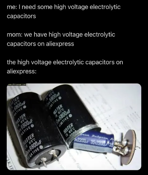 High Voltage Capacitors on AliExpress