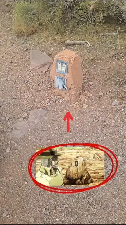 Electrical Outlet in the Desert