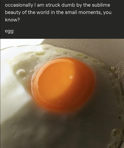 Struck Dumb by an Egg