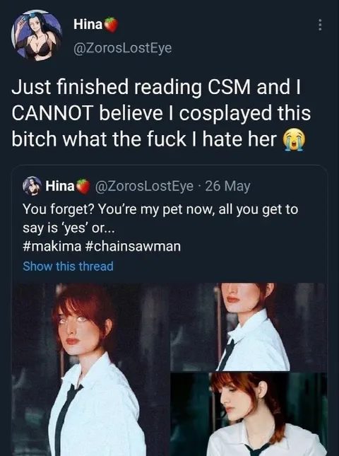 Cosplayed Makima and Regretted It
