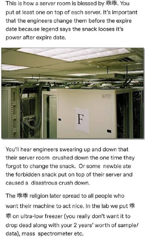 The Server Room Snack Ritual
