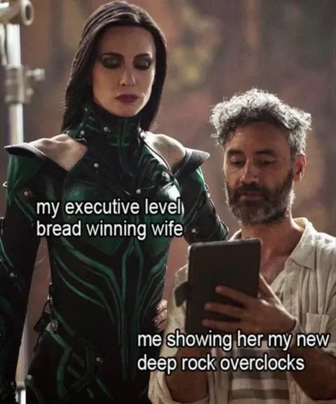 Executive Wife Sees Deep Rock Overclocks