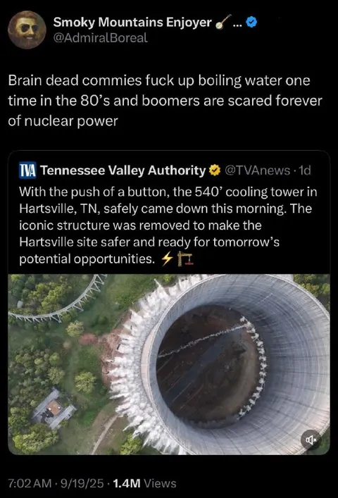 Boomers Fear Nuclear Power